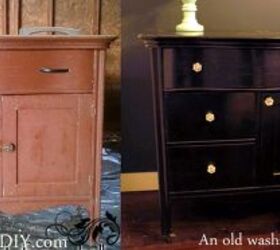 modifying old furniture because your ancestors will forgive you, painted furniture