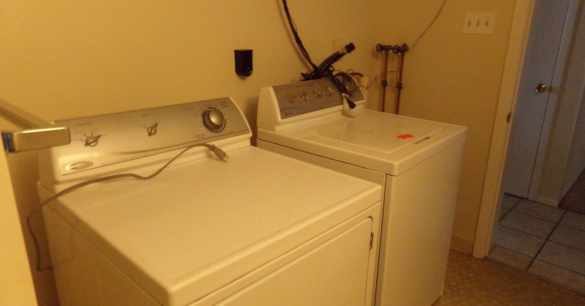 Bathroom and laundry room combo update | Hometalk