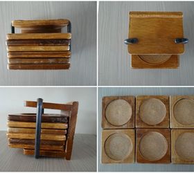 thrift item upcycled into family night themed coasters, chalkboard paint, crafts, repurposing upcycling
