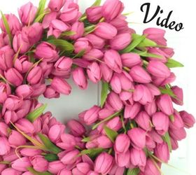 how to make a tulip wreath, crafts, flowers, how to, seasonal holiday decor, valentines day ideas, wreaths