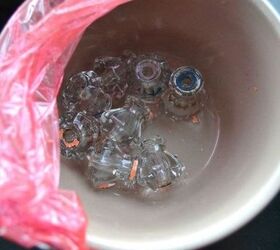 the easy way to remove paint from glass hardware, cleaning tips, how to, painted furniture