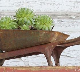 vintage planters, container gardening, gardening, home decor