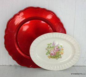 valentine message painted plates, crafts, seasonal holiday decor, valentines day ideas