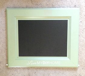 cabinet door chalkboard easy 5 minute diy, chalkboard paint, kitchen cabinets, painting