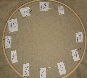 diy valentine s embroidery hoop clock, how to, repurposing upcycling, seasonal holiday decor, valentines day ideas