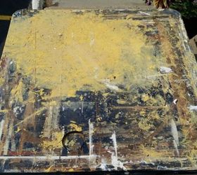 card table makeover, diy, painted furniture, woodworking projects