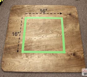 card table makeover, diy, painted furniture, woodworking projects