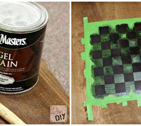 card table makeover, diy, painted furniture, woodworking projects