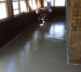 my 50 floor, diy, flooring, painting, After two coats