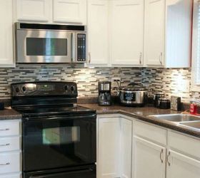 budget kitchen makeover, appliances, countertops, diy, flooring, kitchen backsplash, kitchen design, painting