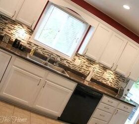 budget kitchen makeover, appliances, countertops, diy, flooring, kitchen backsplash, kitchen design, painting