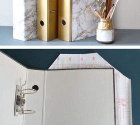how to cover a lever arch file, crafts, how to