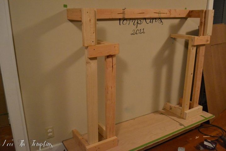 How To Build A Faux Fireplace