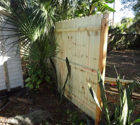 wood fence upgrade, diy, fences, home improvement, outdoor living, woodworking projects