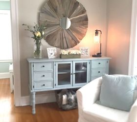 curbside tv console makeover, chalk paint, painted furniture