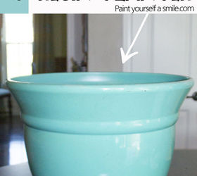 diy painted planter, container gardening, crafts, gardening