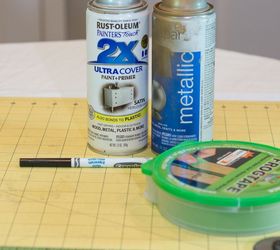 diy painted planter, container gardening, crafts, gardening