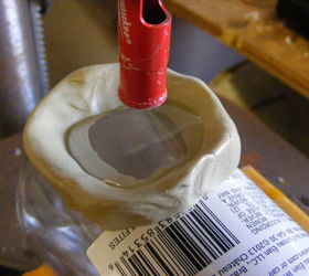 a cool way to drill glass bottles, crafts, diy, how to, repurposing upcycling, tools