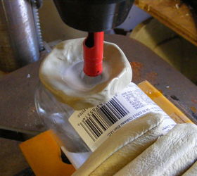 a cool way to drill glass bottles, crafts, diy, how to, repurposing upcycling, tools