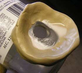 a cool way to drill glass bottles, crafts, diy, how to, repurposing upcycling, tools