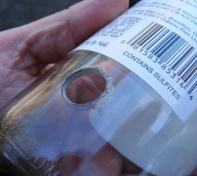 a cool way to drill glass bottles, crafts, diy, how to, repurposing upcycling, tools