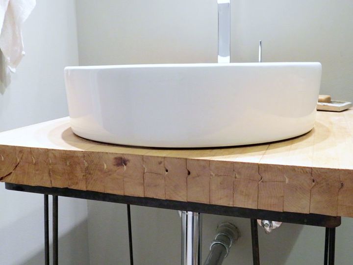 Bathroom Vanity Diy bowling alley into bathroom vanity? no way! | hometalk Bathroom Vanity Diy bowling alley into bathroom vanity? no way! | hometalk