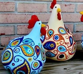 how to make paisley chickens, crafts, how to, repurposing upcycling