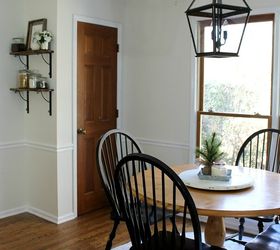 a simple colonial breakfast nook makeover, dining room ideas, home decor, kitchen design