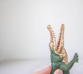 transform a plastic toy to a cute decor item, crafts, repurposing upcycling