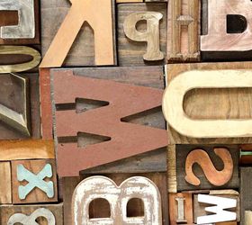 faux letterpress printing block diy art, crafts, wall decor