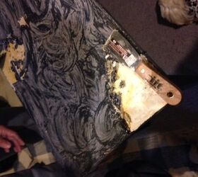 redone piano bench, painted furniture