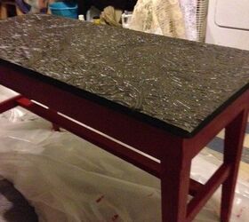 redone piano bench, painted furniture