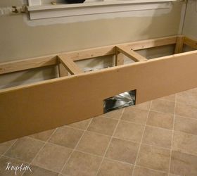 how i built a built in bench, dining room ideas, painted furniture, woodworking projects