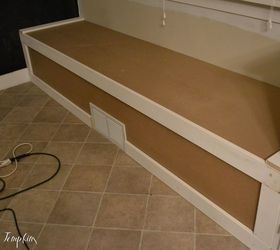 how i built a built in bench, dining room ideas, painted furniture, woodworking projects