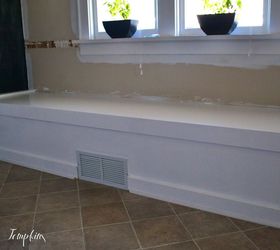 how i built a built in bench, dining room ideas, painted furniture, woodworking projects