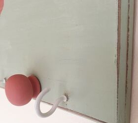 key holder with coastal flair, chalk paint, crafts, organizing, wall decor