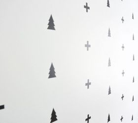 diy nursery creating a black and white scandi style decal wal, bedroom ideas, diy, painting, wall decor