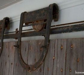 sliding barn door from a forsaken farm stead, dining room ideas, doors, home improvement, repurposing upcycling