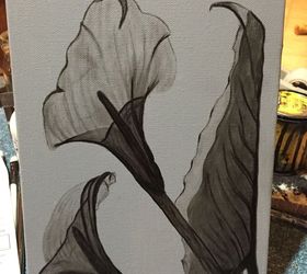 x ray stained art on canvas, crafts, wall decor