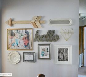 the makings of a gallery wall, how to, wall decor
