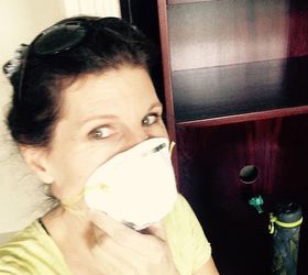 armoire gets a facelift for office of busy real estate broker, chalk paint, painted furniture