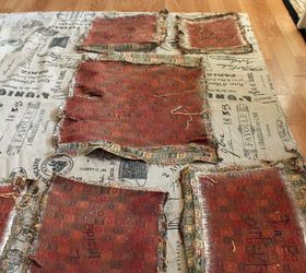 french provincial chair makeover, chalk paint, painted furniture, reupholster