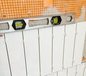 modern makeover transforms simple bathroom, bathroom ideas, home decor, painted furniture, tiling