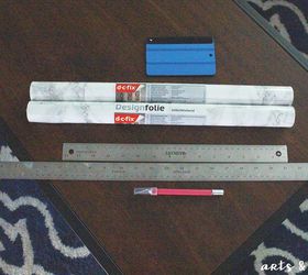 diy faux marble coffee table makeover tutorial, painted furniture