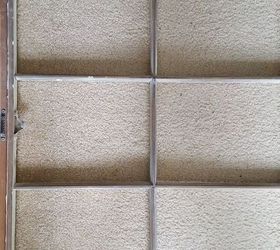 great idea for an old window, window treatments, windows