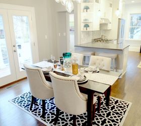 renovated modern farmhouse dining room, home decor, rustic furniture