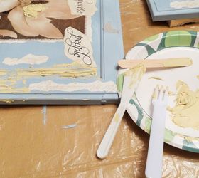 repurposed cabinet doors, chalk paint, crafts, decoupage, doors, repurposing upcycling, wall decor