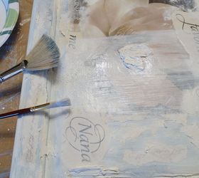 repurposed cabinet doors, chalk paint, crafts, decoupage, doors, repurposing upcycling, wall decor