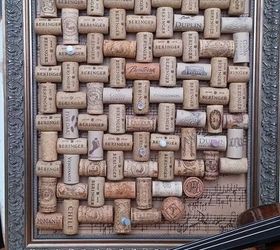 gorgeous cork board to cover an eye sore, crafts, repurposing upcycling