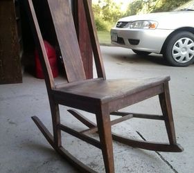 a story of two old rocking chairs, painted furniture